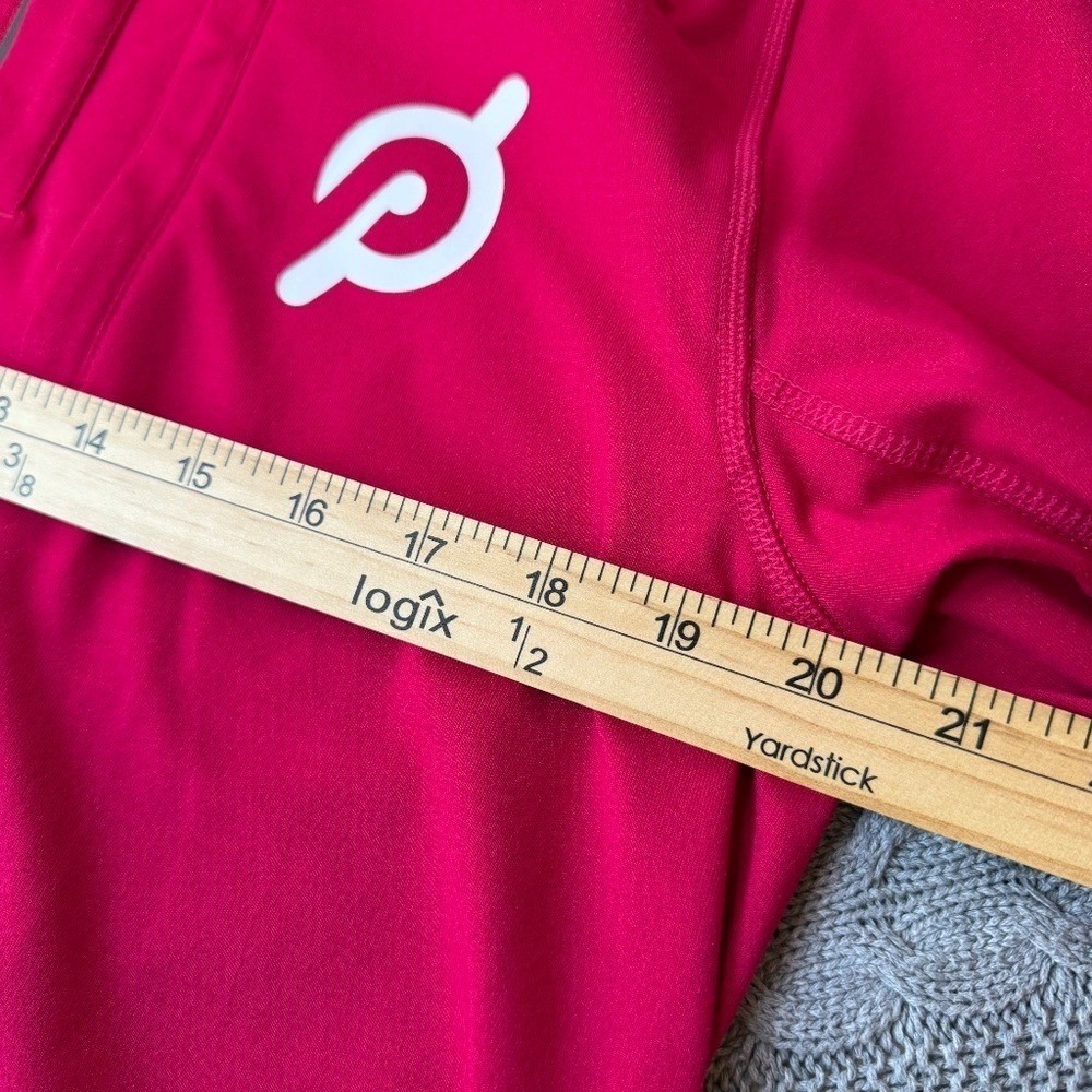 Fourlaps x Peloton 1/4 Zip Women M Pink Pullover Activewear Gorpcore Running - Picture 7 of 8